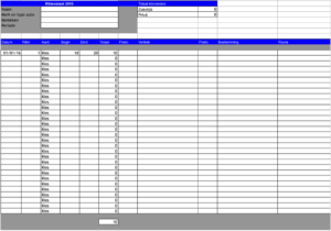 kilometer-registratie-formulier